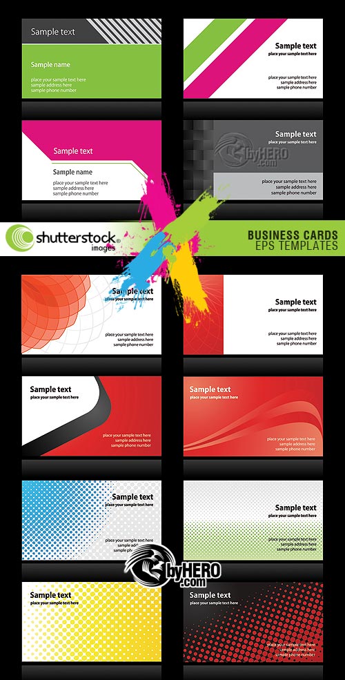 Stock Vector - Business Cards