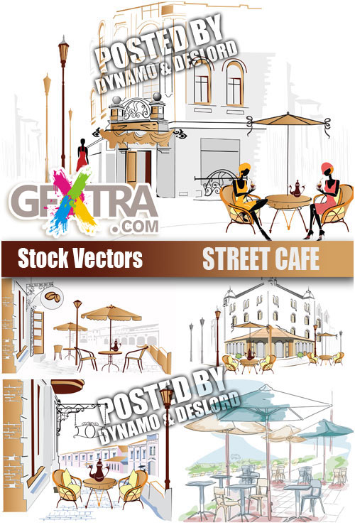 Street Cafe - Stock Vectors