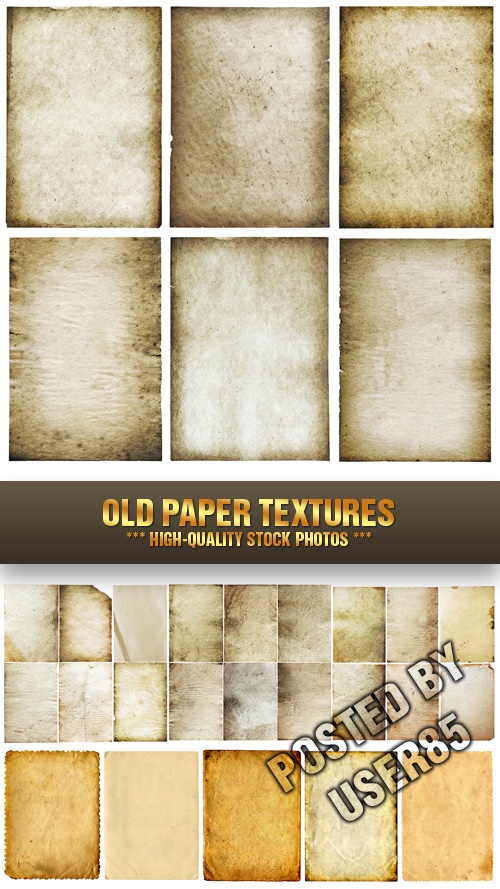 Stock Photo - Old Paper Textures