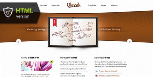 Qlassik - Corporate Business HTML Template - ThemeForest