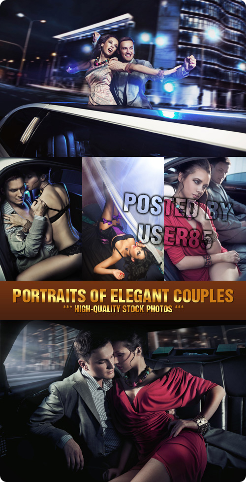 Stock Photo - Portraits of Elegant Couples