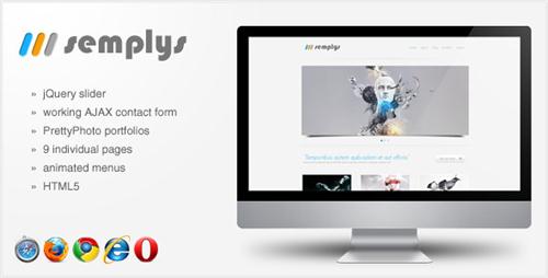 semplys | HTML/CSS Portfolio Template - ThemeForest