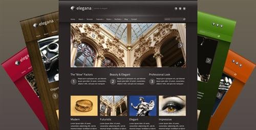 Elegana - Clean and Elegant Website Template - ThemeForest