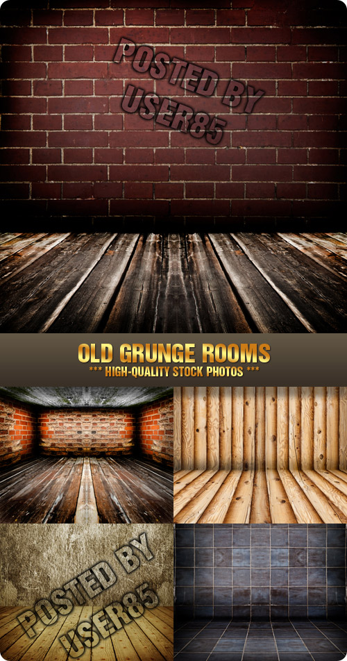 Stock Photo - Old Grunge Rooms