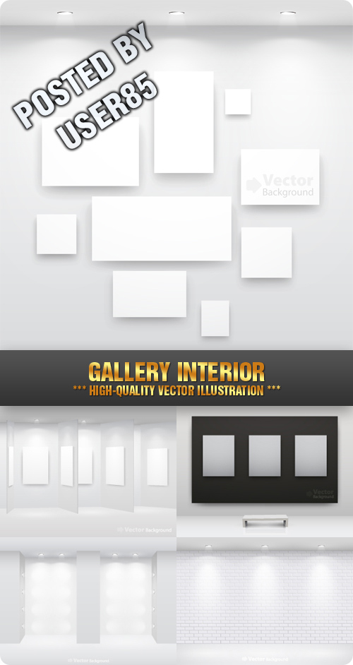 Stock Vector - Gallery Interior