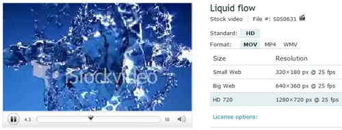 iStockVideo - Liquid Flow HD720