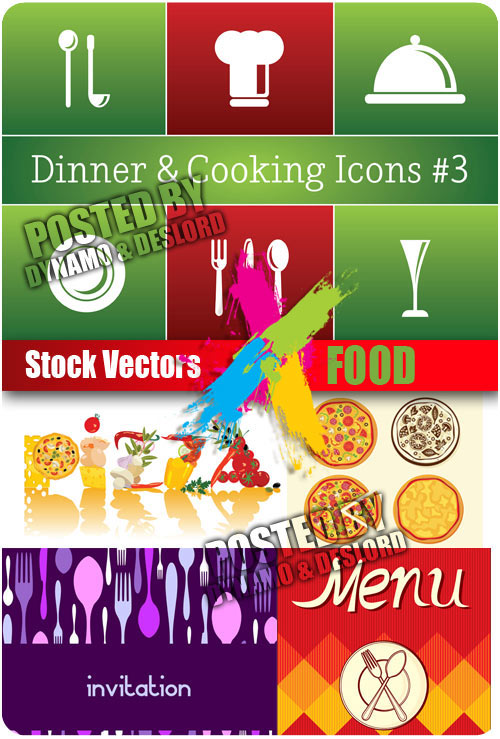 Food - Stock Vectors