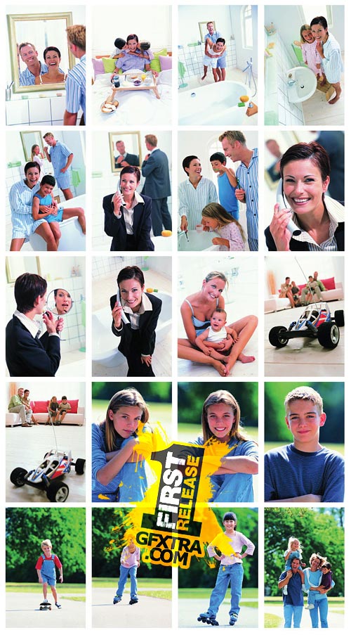 Polka Dot Images ITF087 Happy Families