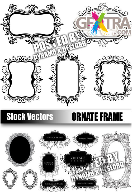 Ornate frame - Stock Vectors