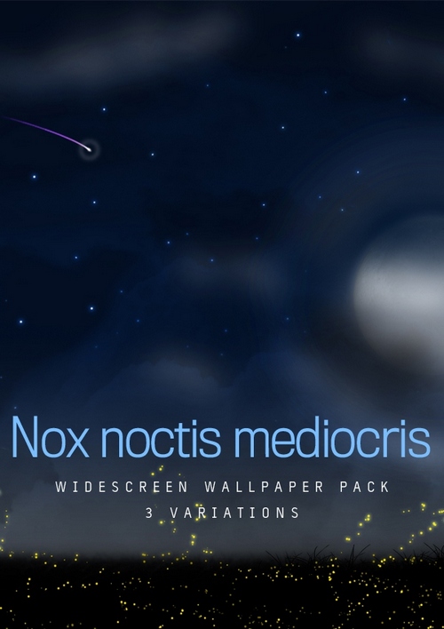 Nox noctis mediocris Wallpaper Pack