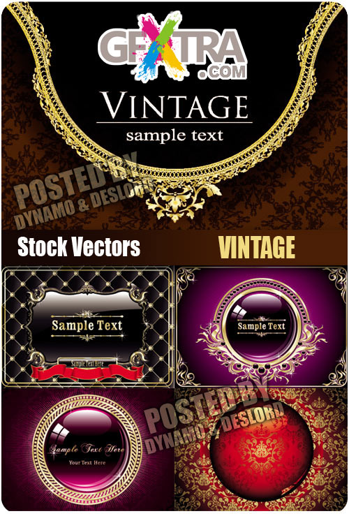Vintage - Stock Vectors