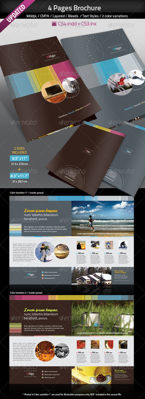 GraphicRiver - 4pages A4 Brochure UPDATED