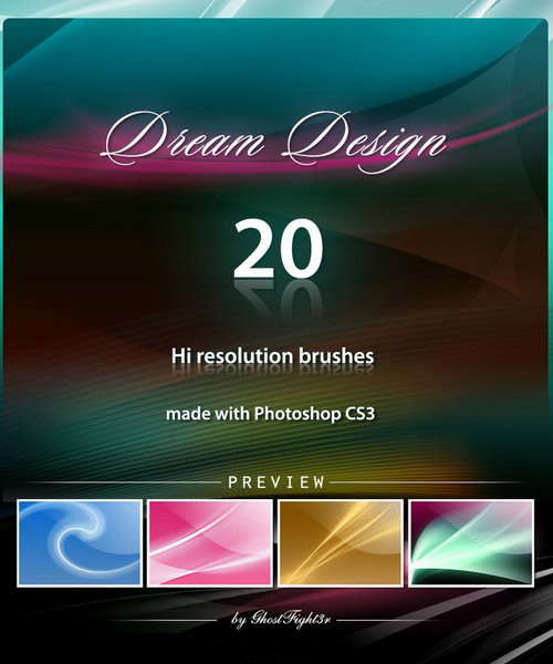 Dream design brushes pack