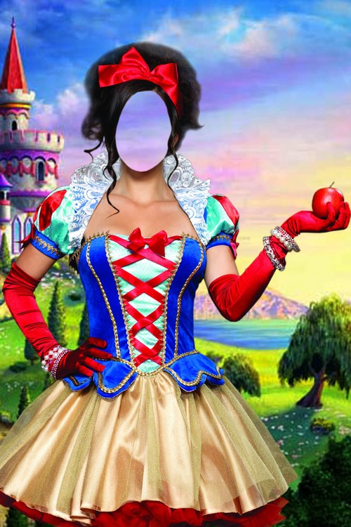 Women\'s suit for Photoshop -  Snow White