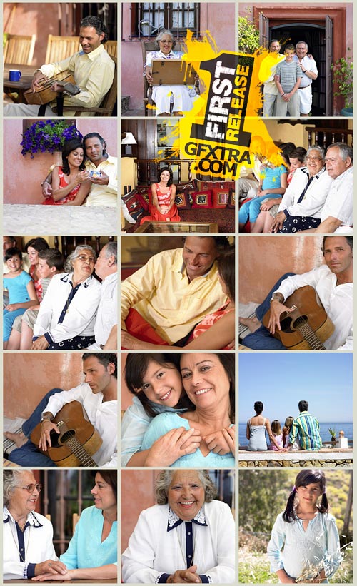 Polka dot Images ITF166 Latin Family Life