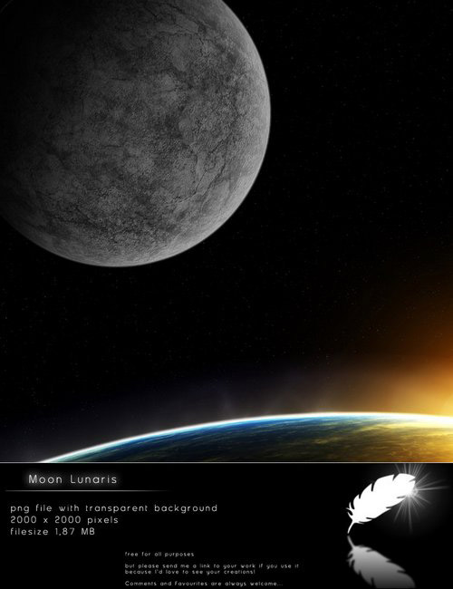 Stock Photo - Moon Lunaris