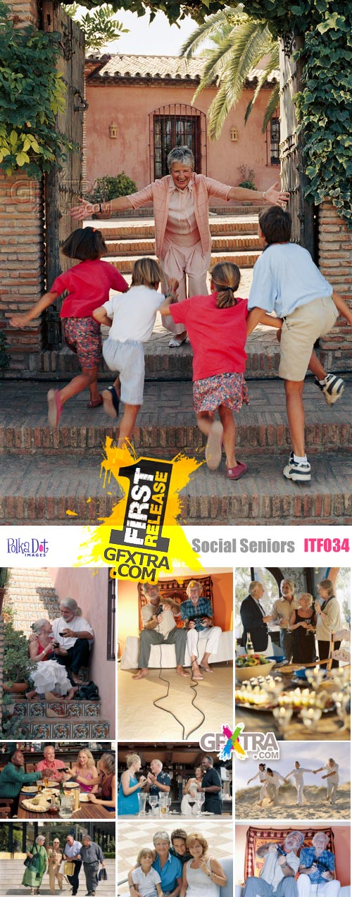 Polka Dot Images ITF034 Social Seniors