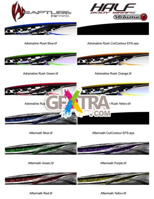 Aurora Graphics - Wrapture - Half Body Wraps