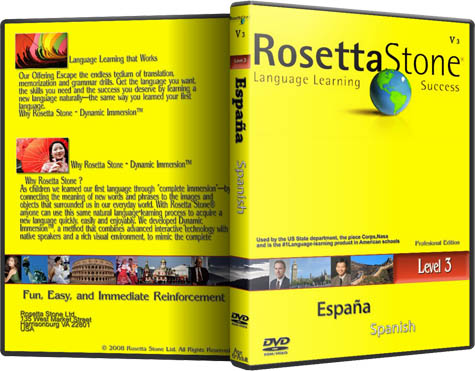 Rosetta Stone V.3.3.5 + Crack + 11 Languages levels 1-3 Sets