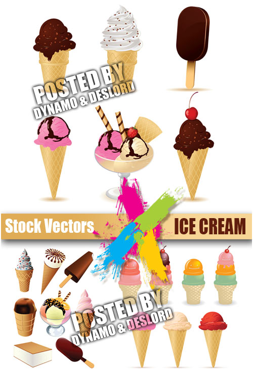 Ice cream - Stock Vectors