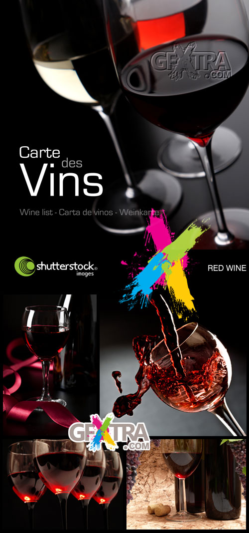Red Wine 5xJPGs - Shutterstock
