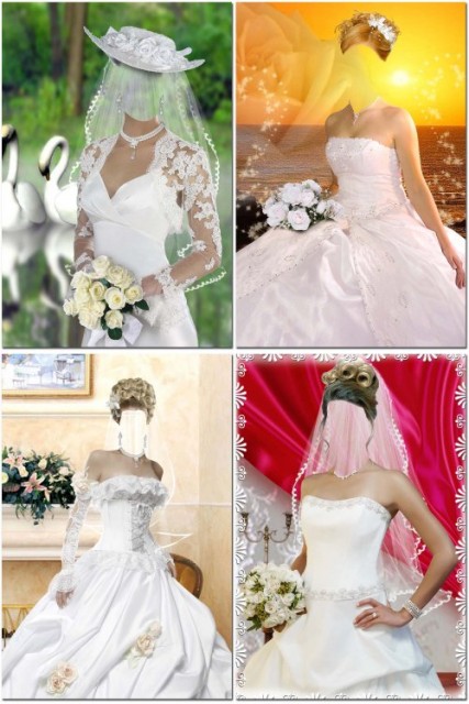 Wedding suits for Photoshop - Bride