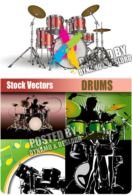 Drums - Stock Vectors