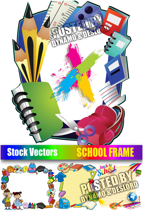 School frame - Stock Vectors