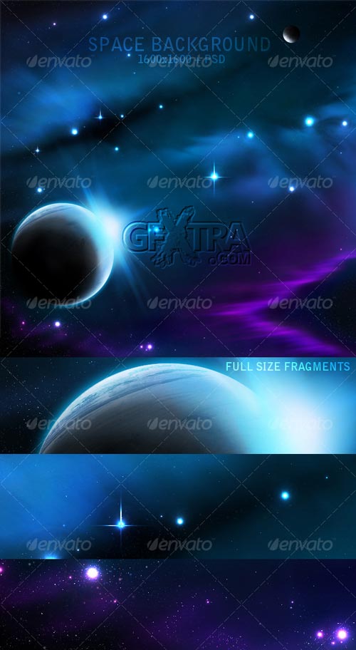 Hight Quality Space Background PSD - GraphicRiver