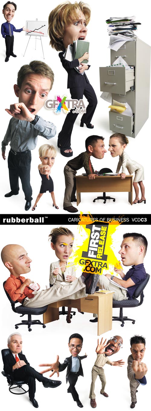 RubberBall Virtual C3 Caricatures of Business