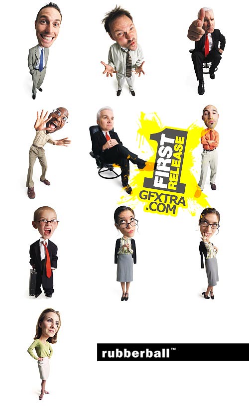 RubberBall Virtual C3 Caricatures of Business