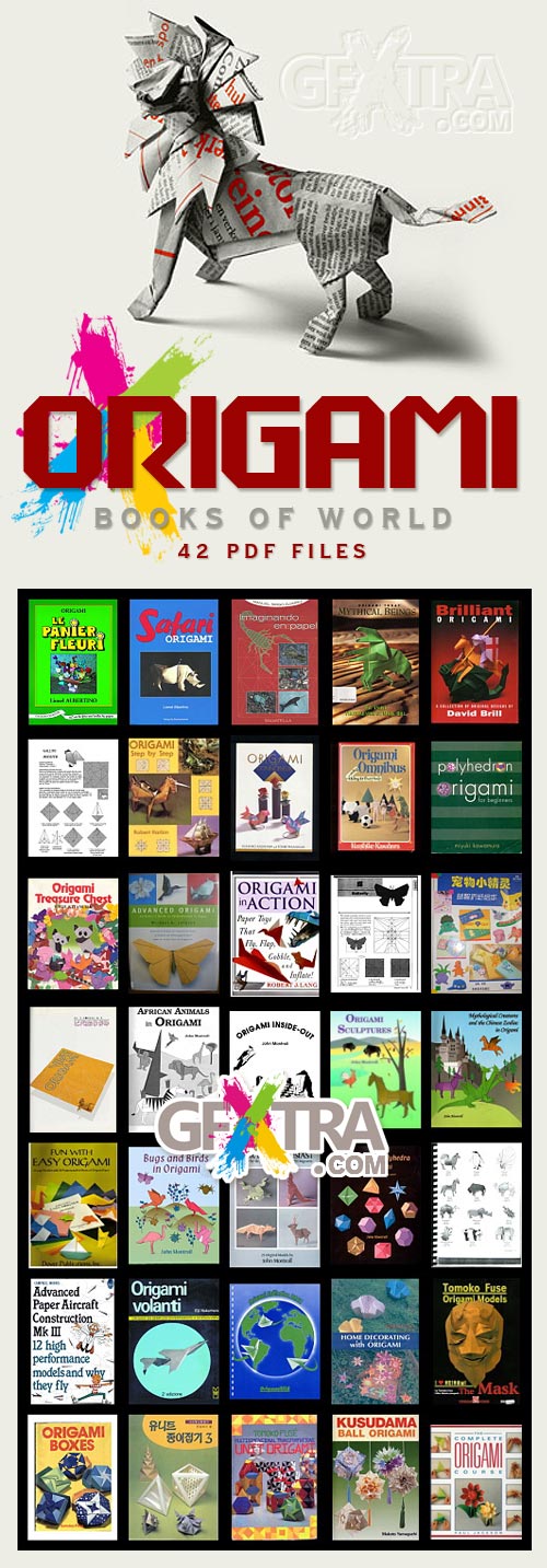 ORIGAMI Books of World, 42xPDF