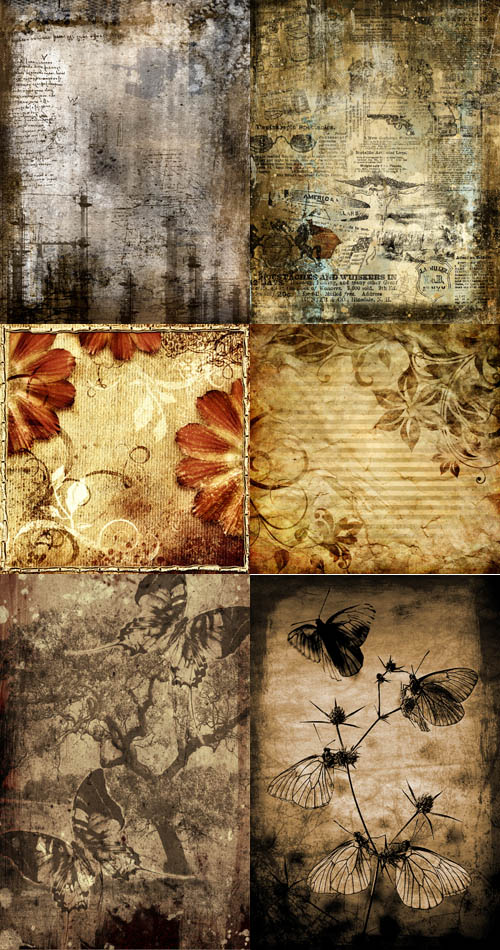 A set of grungy textures