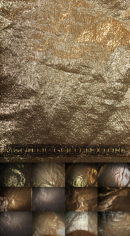 Metallic gold texture