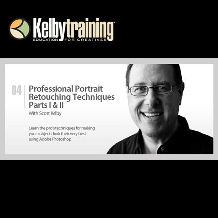 Professional Portrait Retouching Part 1 & 2 – Kelby Training