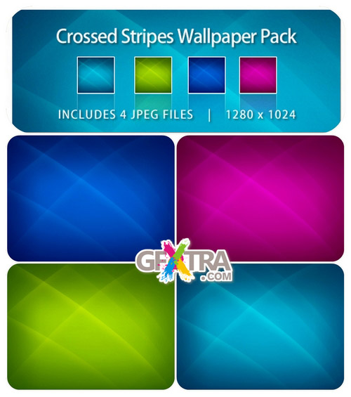 Crossed Stripes Wallpaper Pack