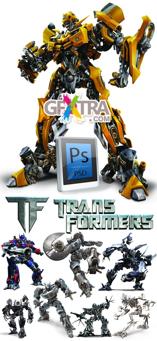 Transformers, 25 HQ PSD Files!