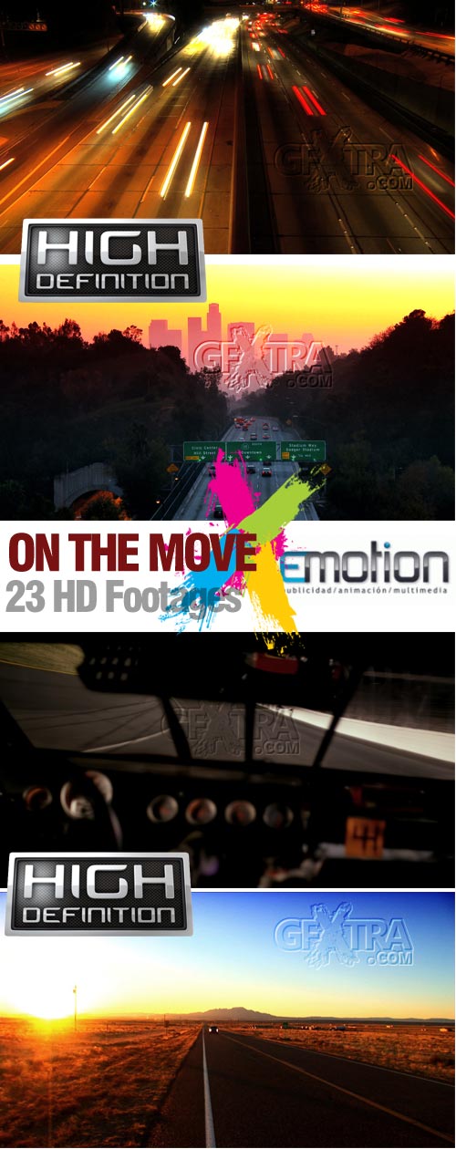 On The Move - 23 HD Footages