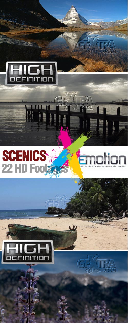 Scenics - 22 HD Footages