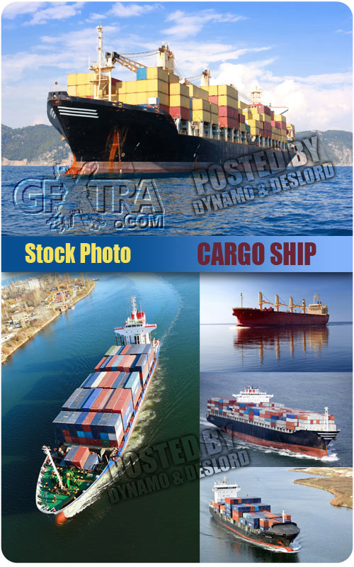 Cargo ship - UHQ Stock Photo