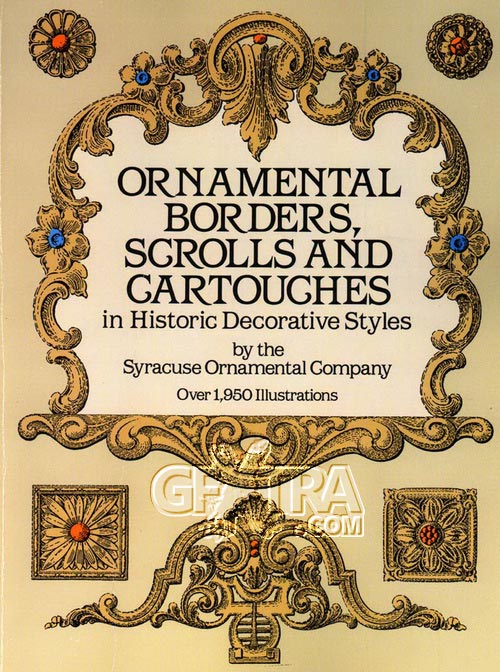 Ornamental Borders, Scrolls and Cartouches in Historic Decorative Styles