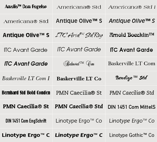 Linotype OpenType Essentials 1, 2 &amp; 3 Full!