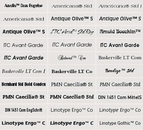 Linotype OpenType Essentials 1, 2 & 3 Full!