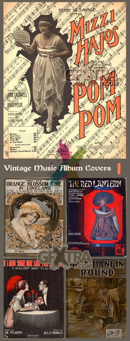 Retro Vintage Music Album Covers I - 100 HQ Scans