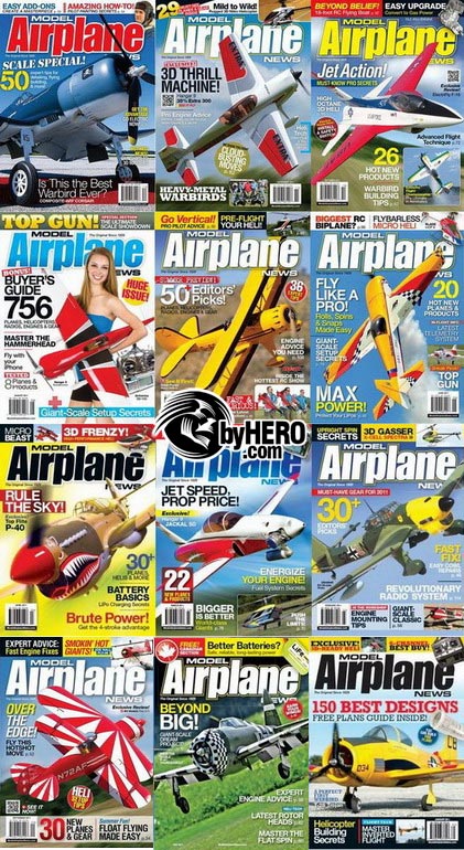 Model Airplane News, 13 Issues of 2011 Full Collection