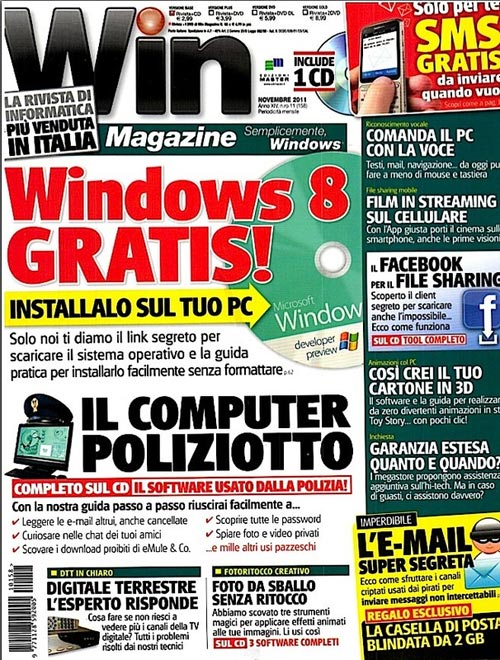 Win Magazine No.158, Novembre 2011 Italian
