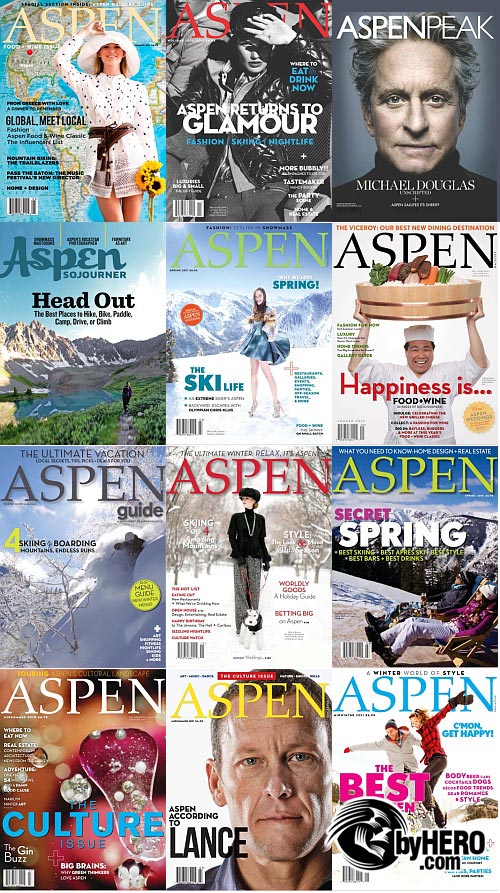 Aspen Magazine - Collection 2010/2011 - 12 Issues