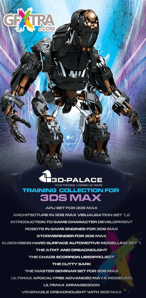 3D-Palace Tutorials - Great Training Collection for 3DS Max 100GB