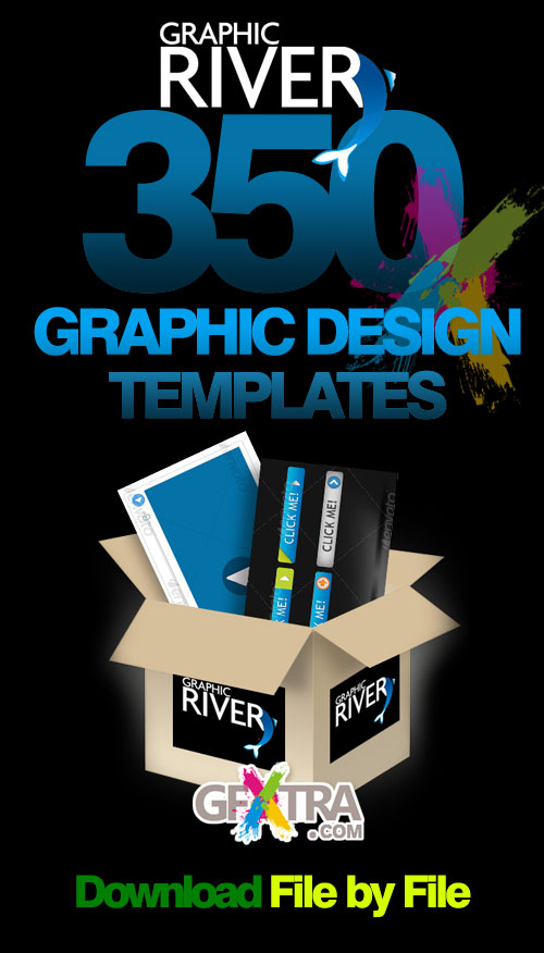 GraphicRiver Collection, 350 Templates 50GB