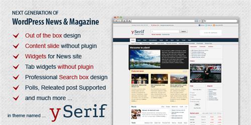 ySerif - News & Magazine Theme for WordPress - YoArts
